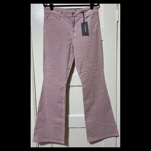 Prosperity Womens Lt Purple Farrah High Rise Flare Corduroy Jeans Size 14/32 NWT
